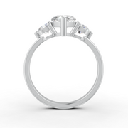 2Ct Marquise Cut Moissanite Women's Engagement Ring 14K Yellow Gold Plated